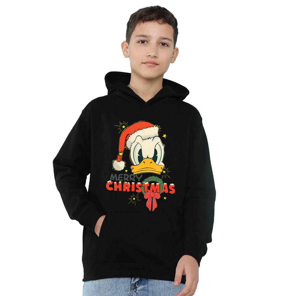 Donald Duck Childrens/Kids Merry Christmas Hoodie