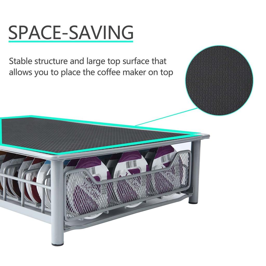 Zásuvka na kapsle do kávovaru Pojme 60 kapslí Úložný box na kávové kapsle Držák