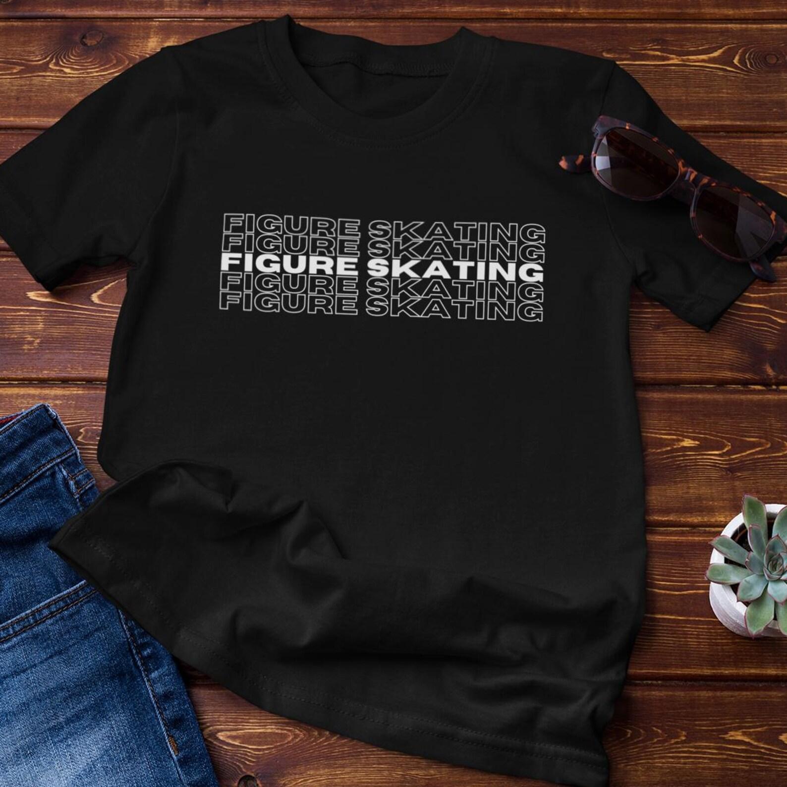 Figure skating, figure skater, t-shirt, figure skating, gift idea, ice skating, winter sports - Premium Shirt M