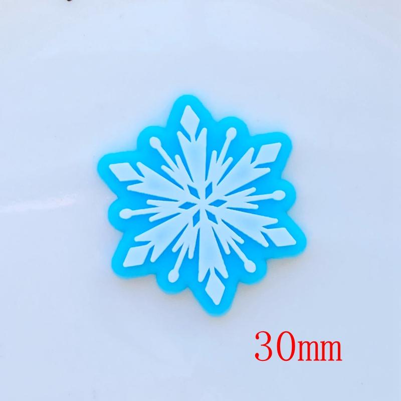 20pcs New Pattern Cute Cartoon Christmas PVC Flexible Glue Flat Back DIY Scrapbook Embellishment Phone Craft Decoration L88