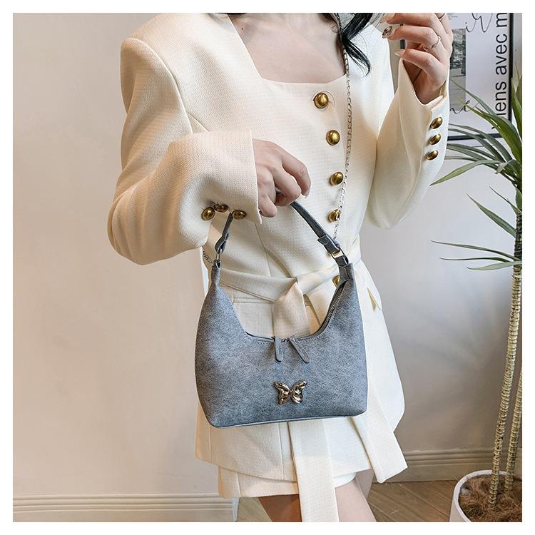 Fashion Korean Style Handbag 2024 Spring New Versatile Instagram One Shoulder Underarm Bag Dumpling Bag for Women