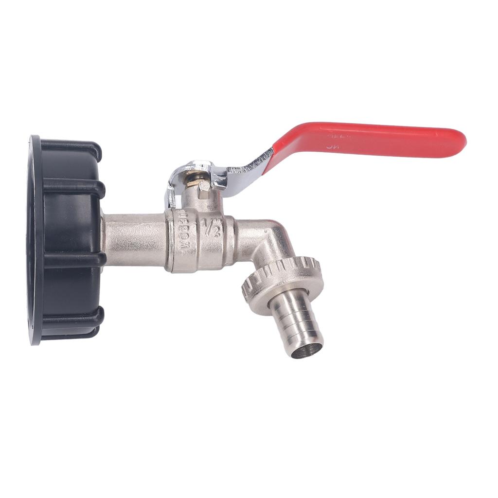IBC Tote Adapter 12in Leakproof Brass Valve Coarse Thread for 275?330 Gallon Water Tank Garden