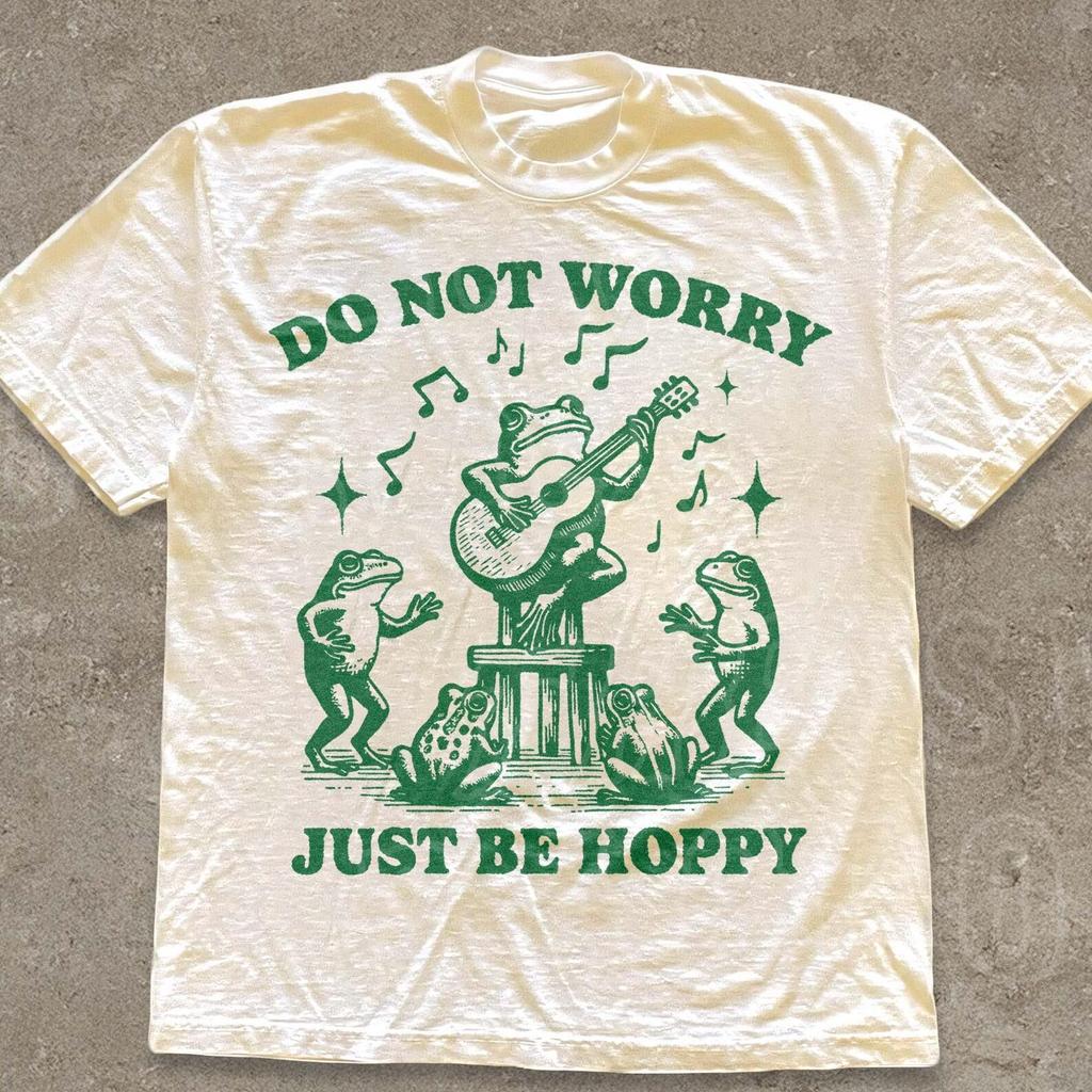 RETRO FROG T-SHIRT - Funny Cottagecore Music Tee