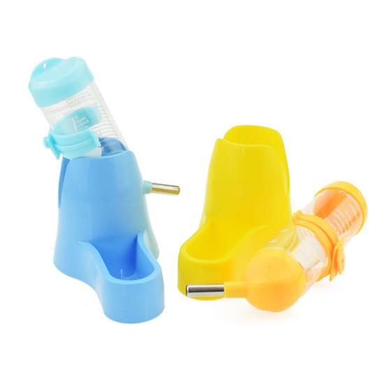 80ml/120ml Hamster Futterspender Große Kapazität Tropfsicherer Kunststoff 2 in 1 Auto Spender Wasserspender Futterbehälter Haustierbedarf