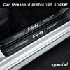 AWR1 Car Door Sill Plate Protector Stickers for MG Trophy Motors MG ZS GS MG5 6 7 Gundam 350 Parts TF GT Hector HS Car Accessories
