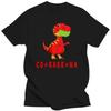 Dino Quot Co Rawr Na Quot T-Rex  with Face Mask T Shirt Female Men Funny Cartoon Design Printed T-shirt Tops Kawaii Clothes Tees