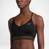 Nike Indy Light-Support Padded Sports Bra Black White Women 832093-010
