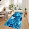 Carpet Mat Rug Home Decoration Dark Blue Wave Ocean Pattern Floor Area Rug Living Room Bedroom Japanese Art Style