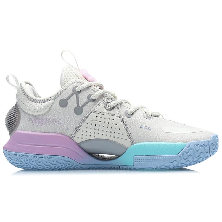 Li Ning All City 9 Wade Cushioning Slip Resistant Abrasion Resistant Low Top Performance Basketball Shoes Women's ABAR051-1(S-BOX)
