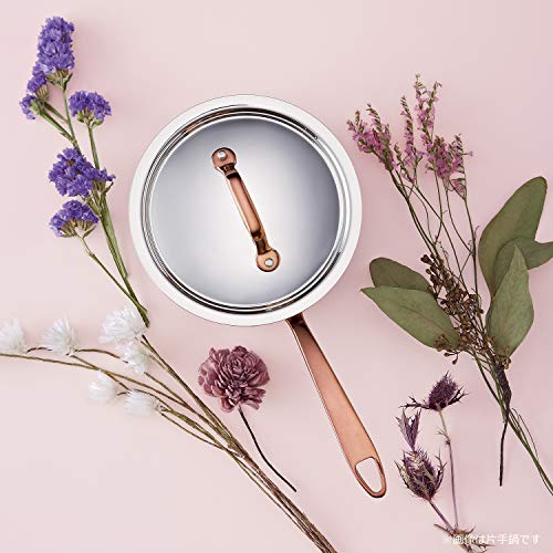 Vita Craft IH-Compatible Saucepan, 12cm, Rose Gold, Dear 3951
