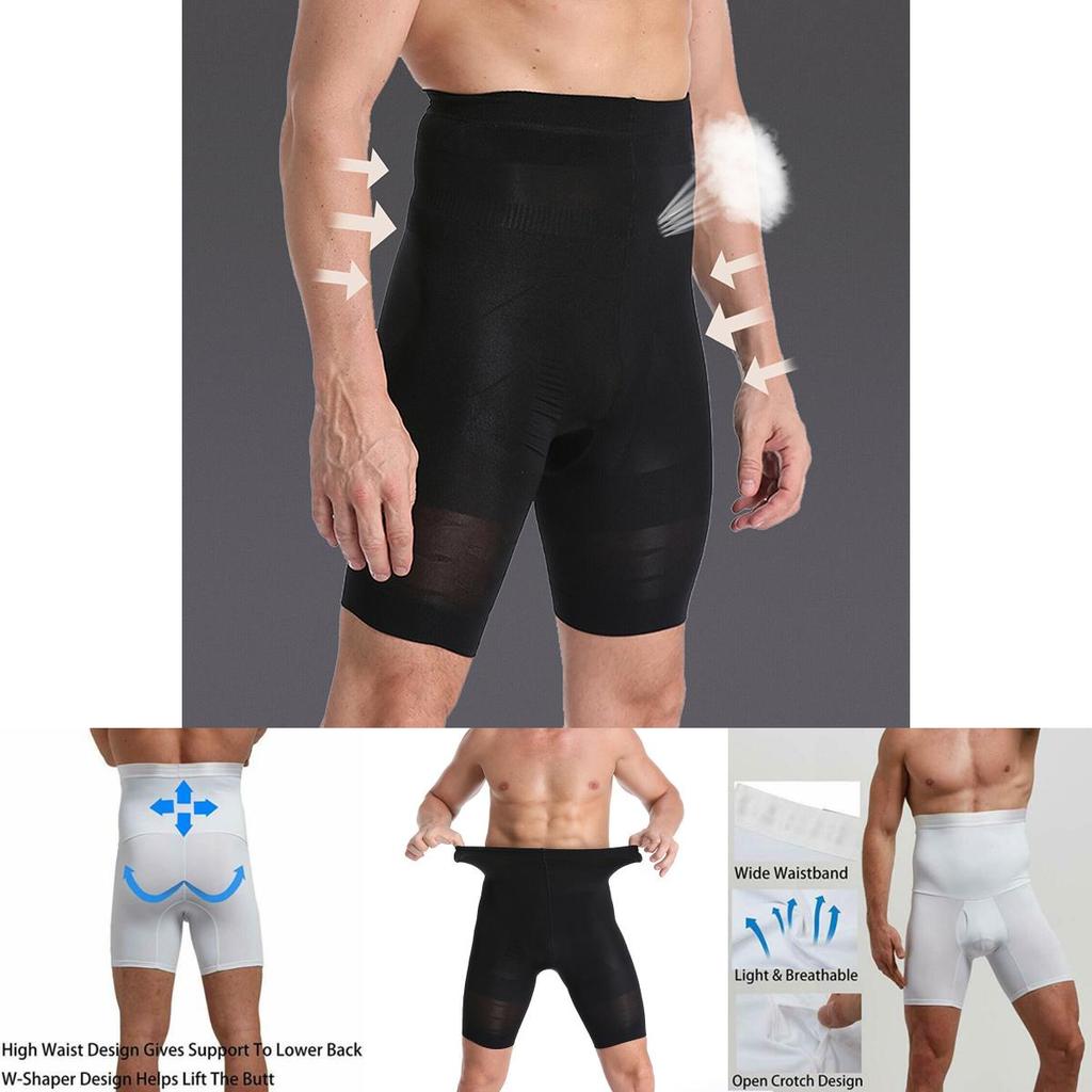 Herren Body Shaper Bauchkontrolle Abnehmende Shorts Mit Atmungsaktivem Und Leichtem Material Für Bequemes Tragen