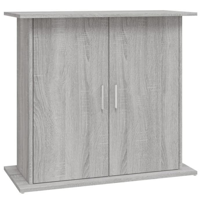 VidaXL Aquarium Stand Sonoma Grey 81x36x73 Cm Engineered Wood 833605