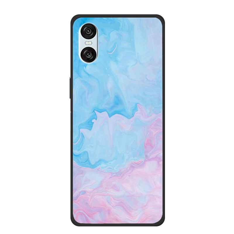 Case For Sony Xperia 10 VI 5G Marble TPU Soft Silicone Back Cover For Sony Xperia 10VI Phone Cases Protective Mica Painted Capa