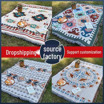 Pătură Mat de Picnic și Camping Boem Rezistent la Umiditate pentru Exterior