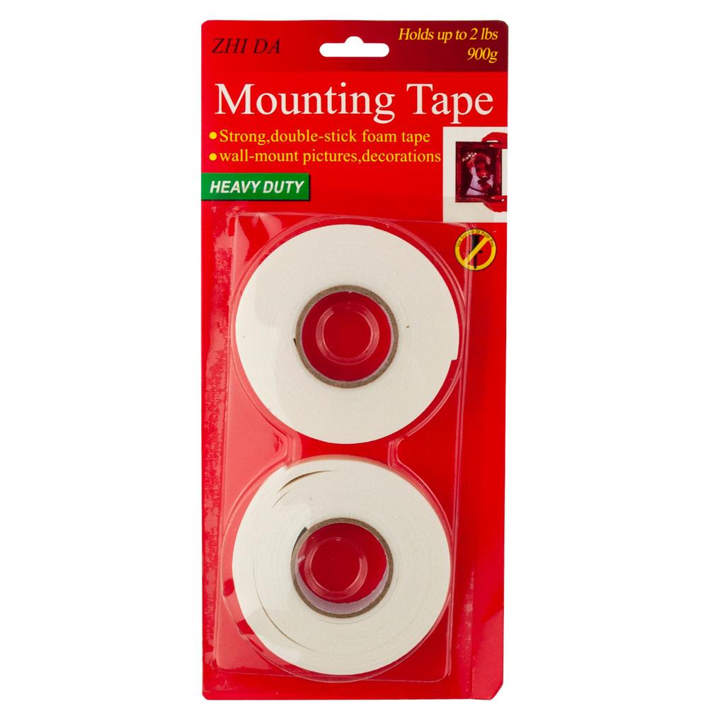 SS91 DOUBLE-SIDED FOAM MOUNTING TAPE, insulating, 2 PCS