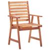 VidaXL Set of 2 Outdoor Dining Chairs with Cushions, Patio Seats, Dining Room Chairs, Patio Furniture 3064329