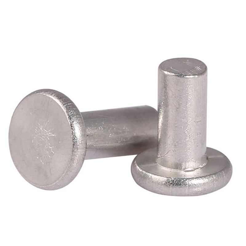 304 Stainless Steel Flat Head Solid Rivets (2MM-6MM)