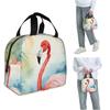 Flamingo In The Tropical Pond Insulated Lunch Bag for Women Children Portable Food Boxes Thermal Lunch Box Tote