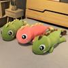 Nuovo Peluche Dinosauro Grande Lungo e Adorabile Morbido Cartone Animato Bambola Animale Ripieno Cuscino per Dormire Fidanzato Regalo di Compleanno Bambina