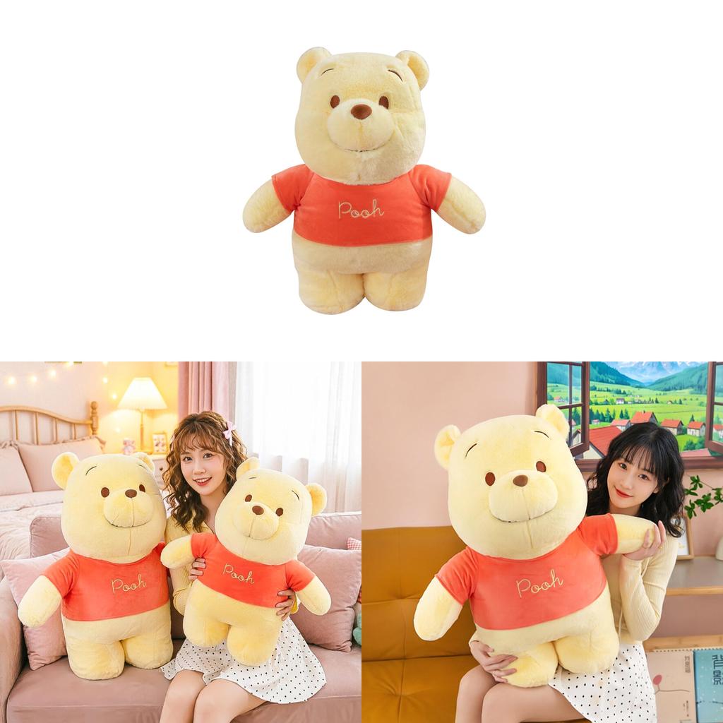 Pooh Bear Plush Toy With Soft Pp Cotton Filling For Kids And Collectors