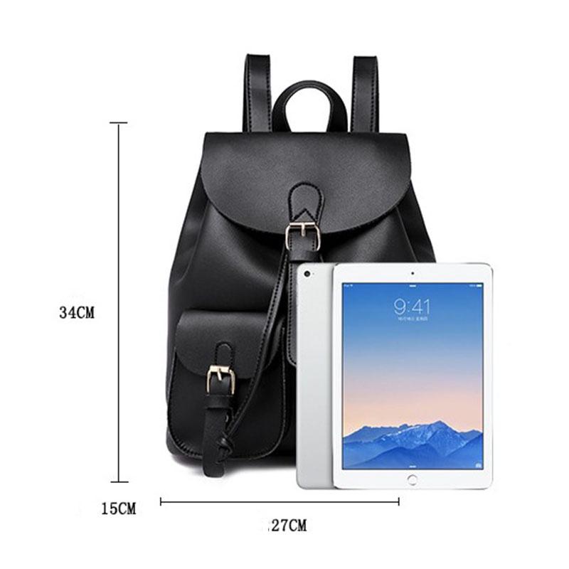 Chic Women's Pu Leather Backpack With Soft Material And Wear Resistant Design