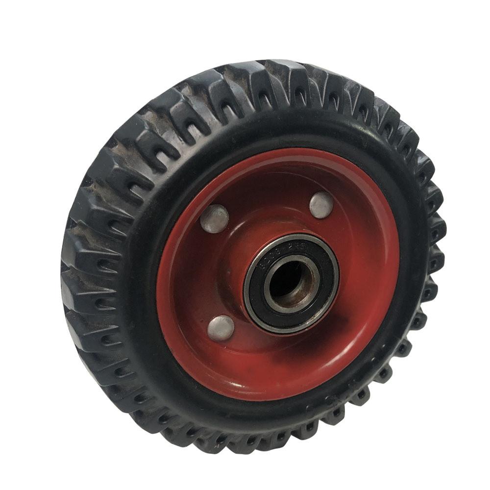 Cart Rubber Flat Universal Wheel Silent Swivel Casters Tools Equipment Durable