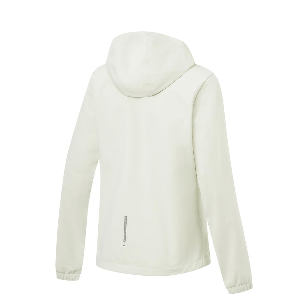 Li Ning Running Series Solid Color Logo Reflective Sports Jacket Women Jacket Light-Tea-Green AFDT628-6