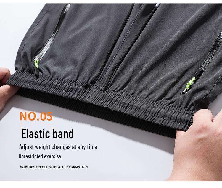 Summer Black Plus Size Quick-Dry Long Pants - Men's & Women's Casual Loose Fit, Breathable.