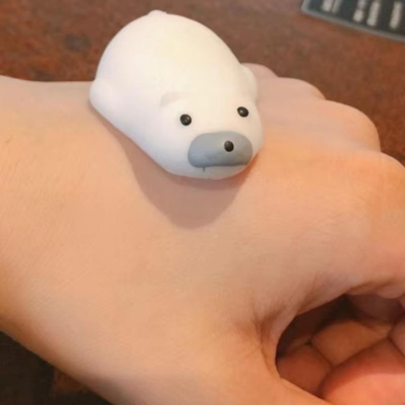 Squishy Djur Antistressleksaker Slemmiga Klämleksaker Söt Antistressboll Abreakt Mjuka Klibbiga Stresslindring Roliga Leksaker För Barn