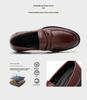 Men's New Style Perforated Leather Loafers: British Business Casual Slip-On Shoes