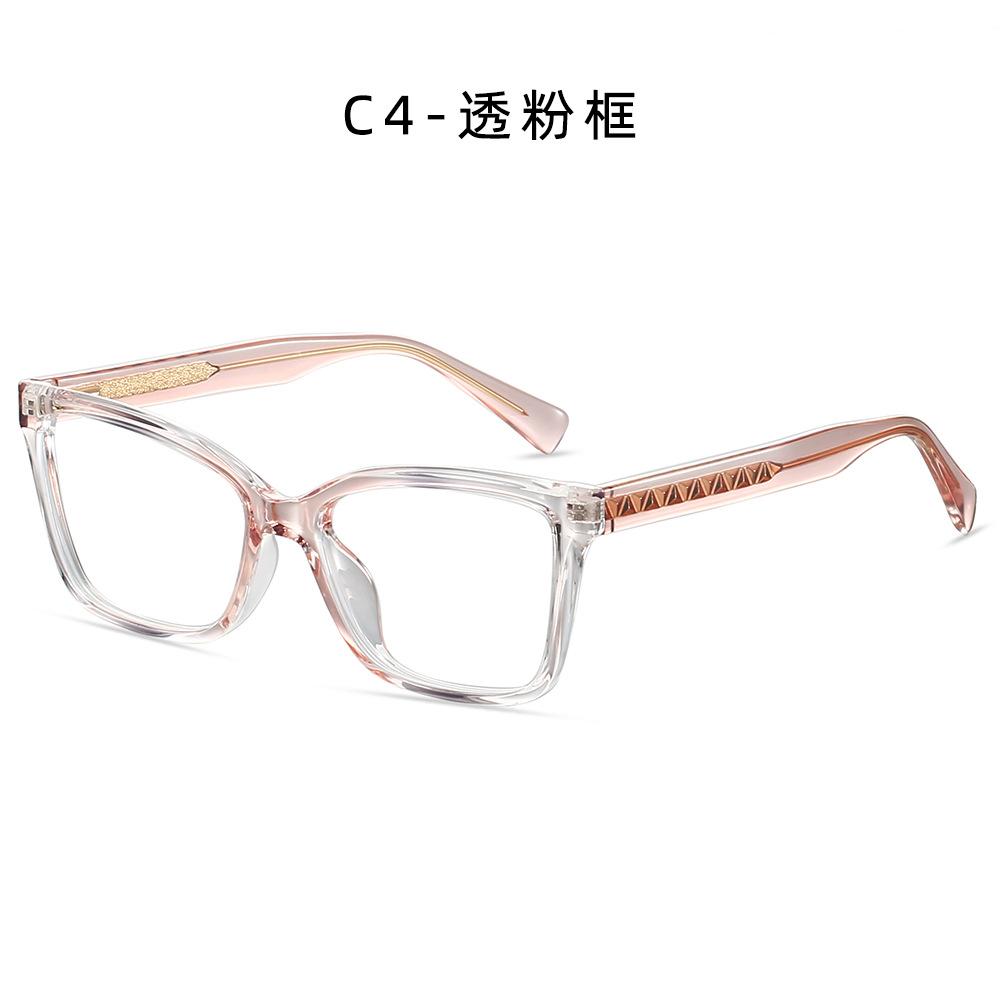 

Geometric Simple Square Large Frames Women s Optical Eyeglasses Anti-Blue Lightweight Reading Eyeglasses Spring Hinge PrescriptionEyeglasses Original Lenses