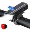 Bicycle Light Latest Equipped with Bicycle Headlight with Light Automatic 2000 5 Lighting Wide IPX5 USB LED Battery Level Easy Can Also Be Used As a