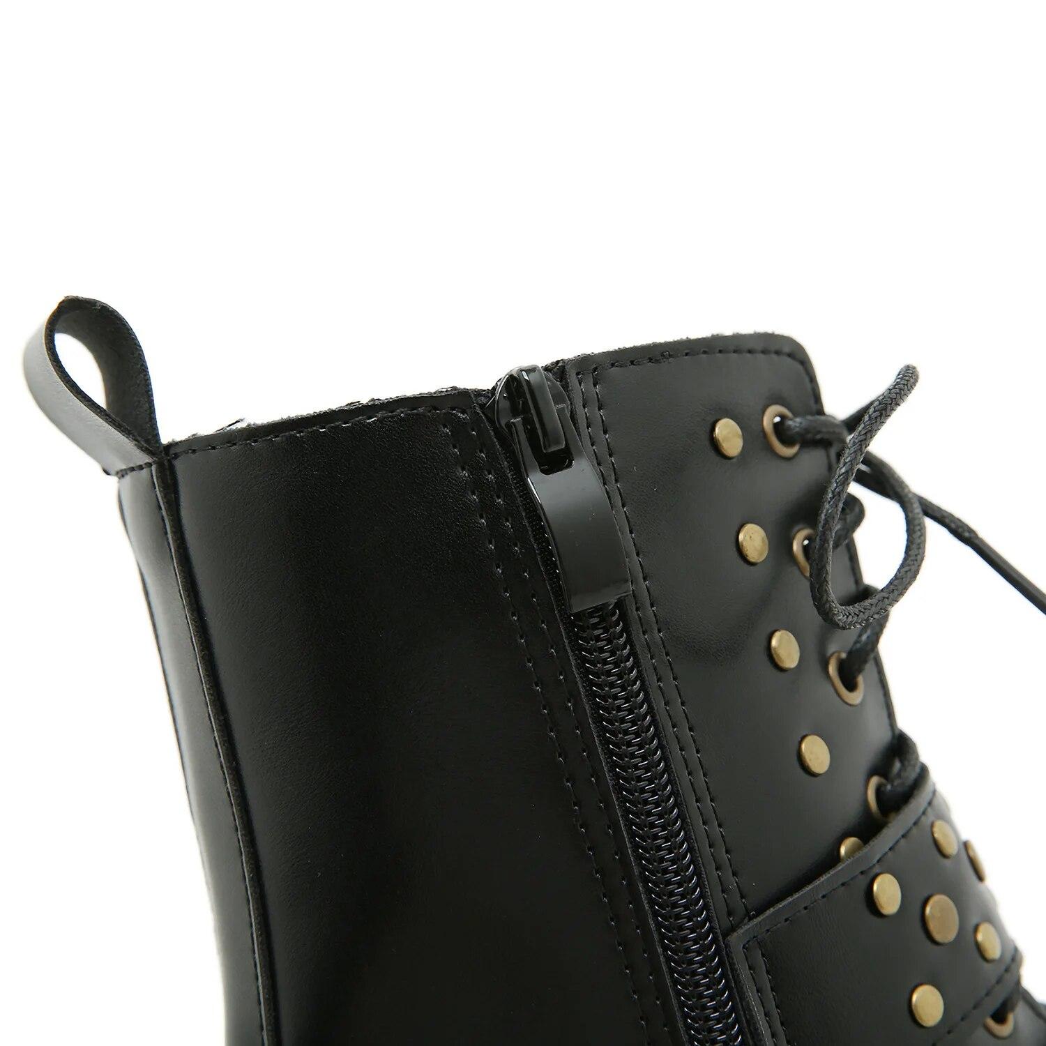 Сапоги на каблуке 8 см — фото 13