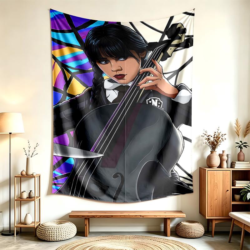 Wednesday (5) Tapestry Suitable For Decorating Homes Dorms And Bedrooms Soft To The Touch And A Perfect Gift For Friends And Family