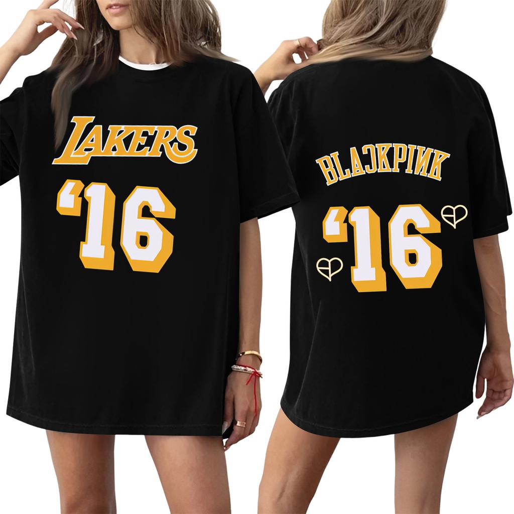 Women's Round Neck Printed Short-sleeved T-shirt Top