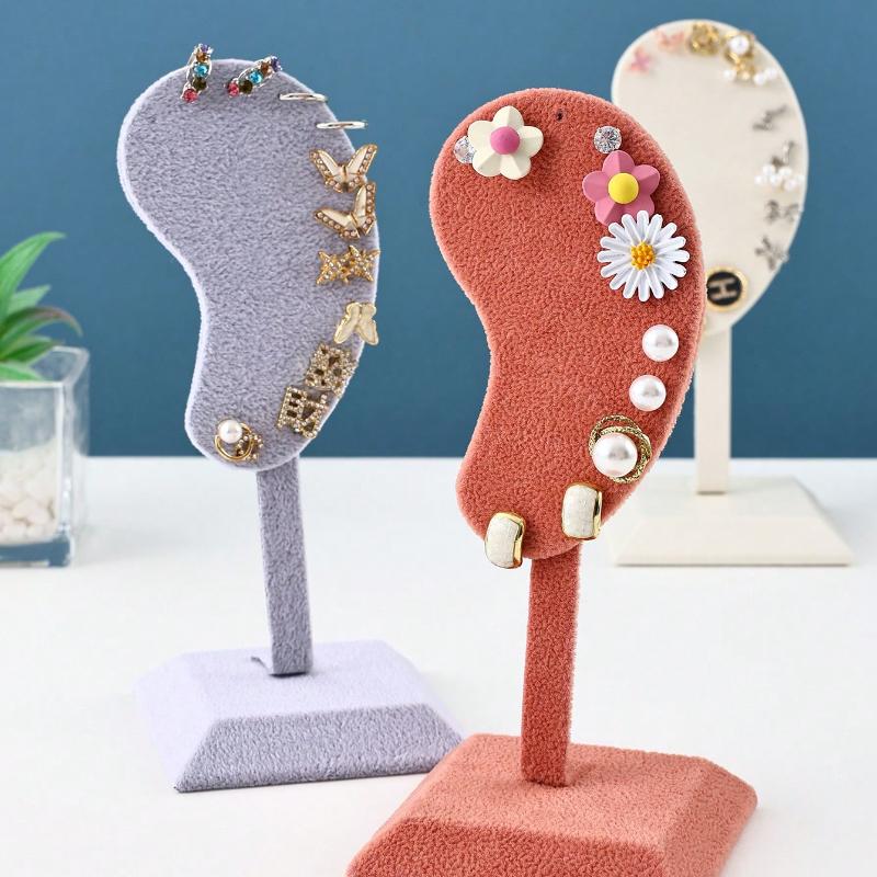 1Pcs Earring Display Stand Fashion Ear-shaped Ear Clip Stud Jewelry Display Organizer Holder Earrings Pendants Jewelry Rack Ear Model
