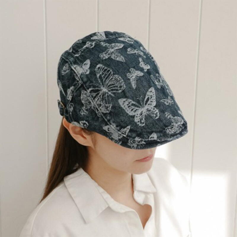 

Женская джинсовая охотничья кепка Шляпа-бабочка C8111_Young