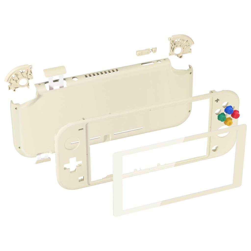 EXtremeRate Fai-da-te Guscio Compatibile per Switch Nintendo Switch Lite Kit di Riparazione Controller con Cover Personalizzata per Switch Lite Lite,
