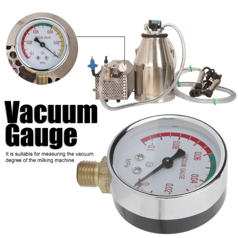 Stainless Steel Digital Pressure Gauge G1/4 - Milking Machine Vacuum Regulator (-0.1-0Mpa)