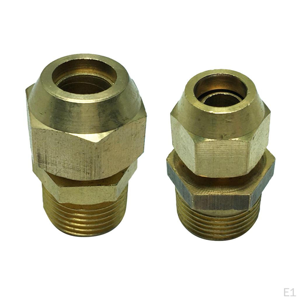 Plumbing Fittings 3/8inch Thread, Coupling Connector with 2 Sizes