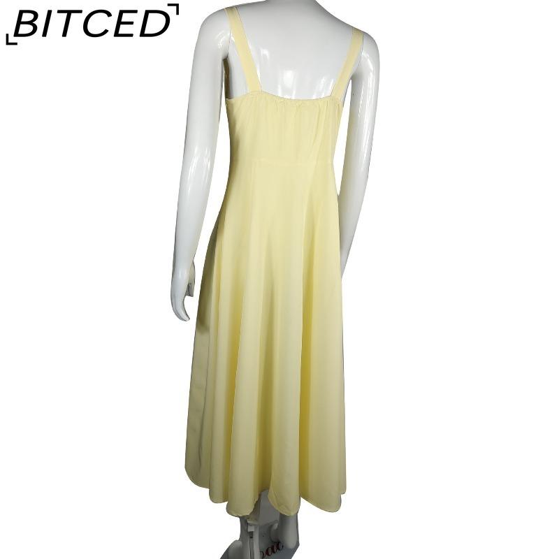 BITCED Summer-inspired Chic and Sophisticated Strapless Dress for Women