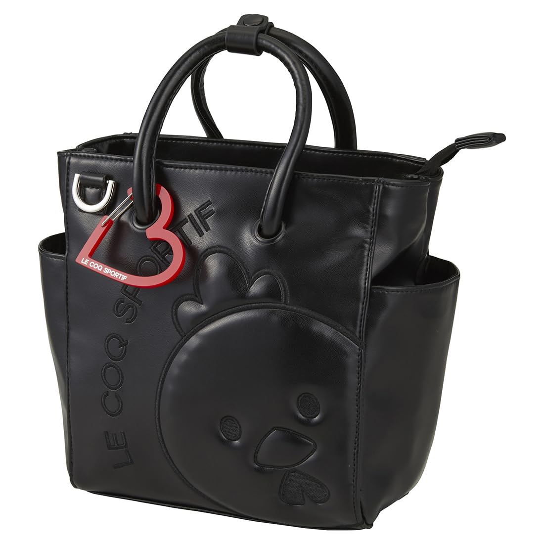 

Сумка-тележка Coq Черная Сумочка с персонажем Куриное сердце Карабин Милая Гольф LG4FTT45L BK00 [Le Sportif] Женская (черный)