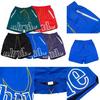 Auf Lager RHUDE Letter Print Lässige Colorblock Lockere Strandshorts