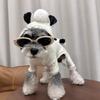 Dog Clothes Fried Four-legged Schnauzer Than Bear Teddy Maltese Handsome One-piece Cute Panda Clothes