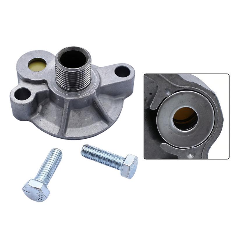 Oil Filter Adapter For Chevrolet For V8 Engine Spin-on Bypass Filter 3952301 Oil Filter Adapter Replace Engine Parts Metal