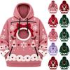 Felpa con cappuccio unisex a maniche lunghe con tasca per cane, felpa larga casual calda