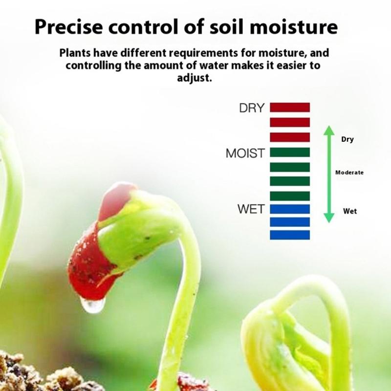 4 In 1 Soil Tester Analyzes Moisture Light Temperature Soil Nutrient Detectors For Gardening Agriculture Planting