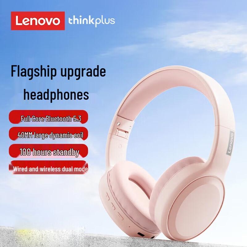 

Lenovo Thinkplus TH30 Wireless On-Ear Bluetooth Headset