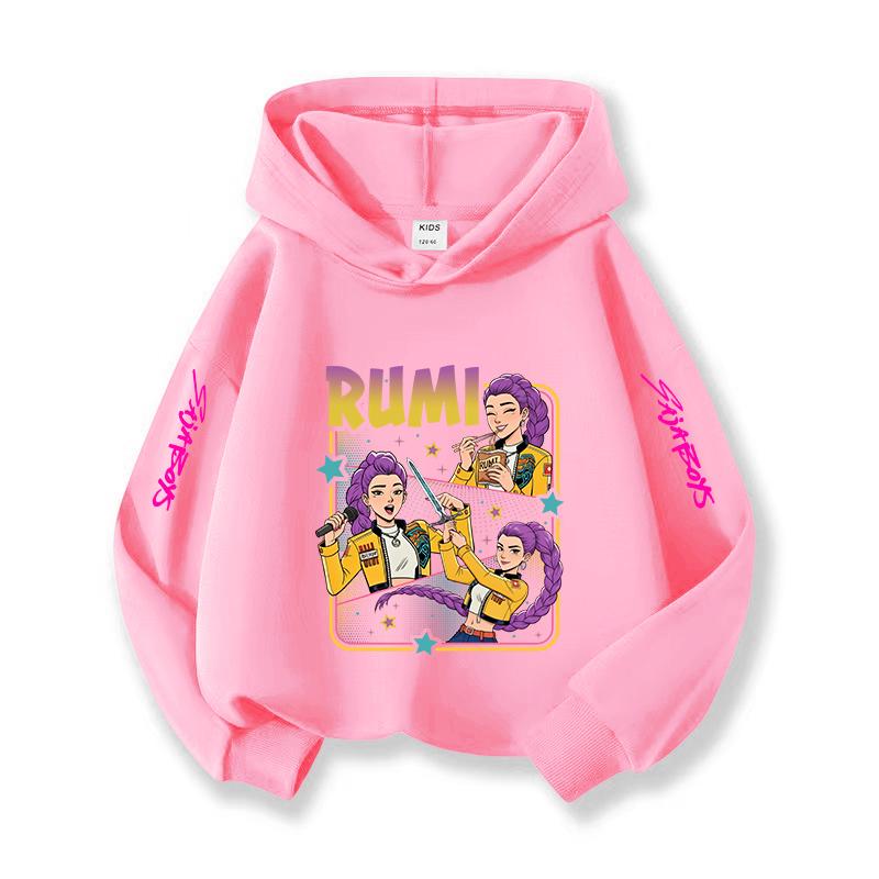 Hoodies Sweatshirts Girls Christmas Casual Comfortable Kids Hoodie Fashion Printed Pattern Sweatshirt Top