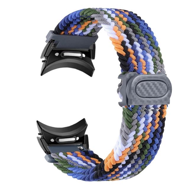 No Gaps Braided Band For Samsung Galaxy Watch 6 4 Classic/5 Pro/44mm 40mm 47mm 43mm Correa Nylon Bracelet Galaxy Watch 6 Strap